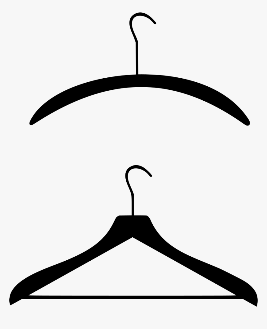 Clip Hangers Clippy - Dress Hanger Silhouette Png Transparent, Png Download