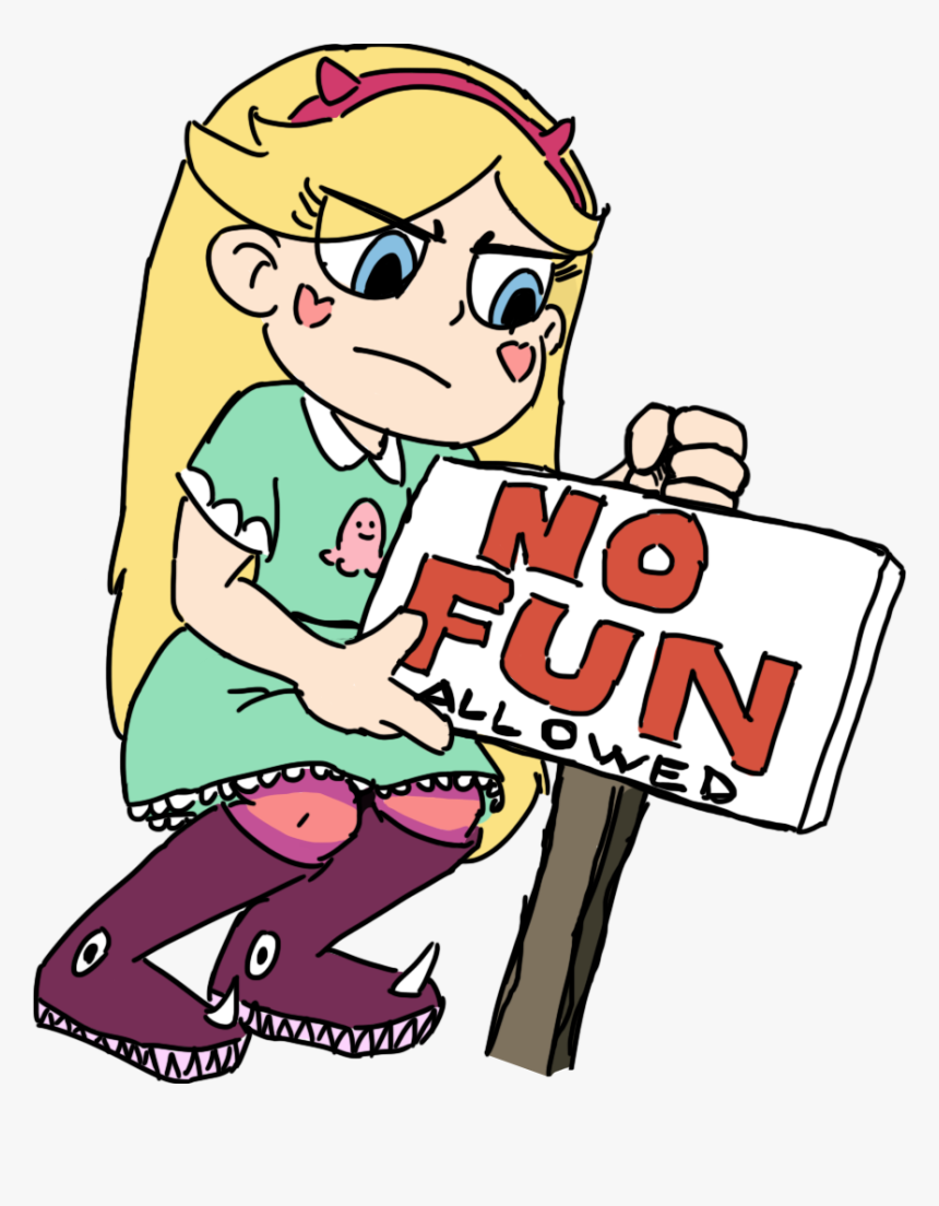 Star Butterfly Says No, HD Png Download