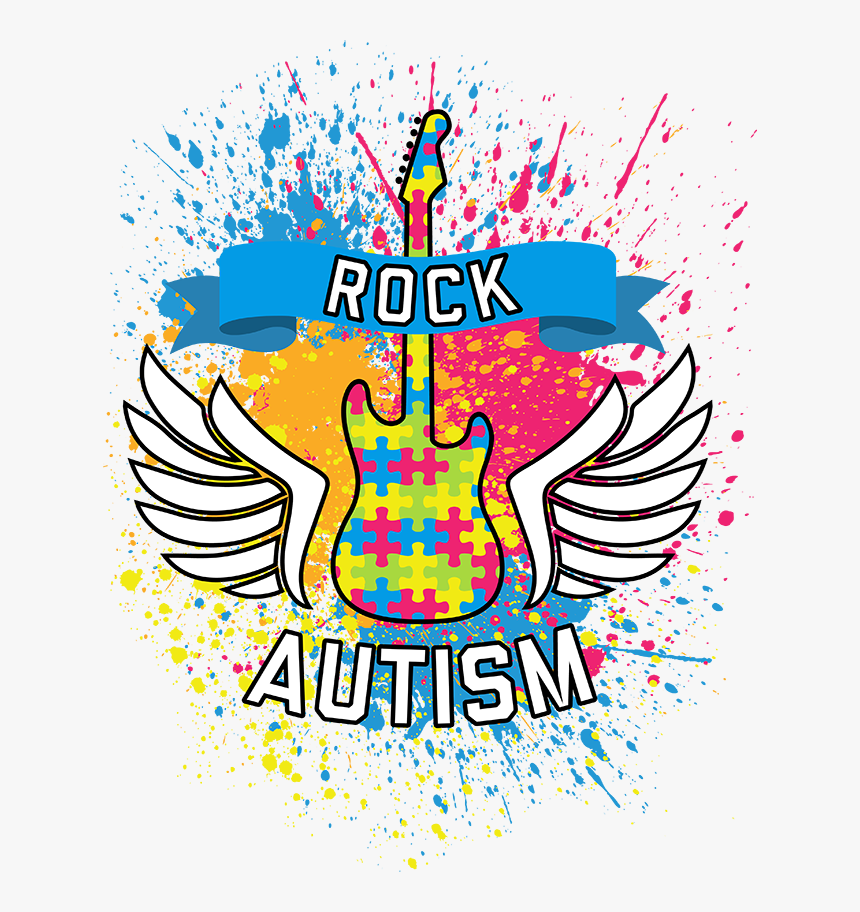 Rock Autism - Bergamo Skyline In Watercolor Background, HD Png Download