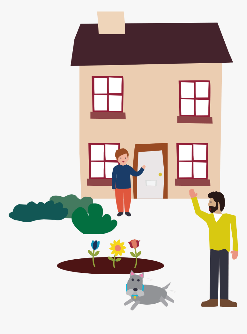 Transparent Good Manners Clipart - Neighbouring Friend Waving Out Of Their Windows, HD Png Download