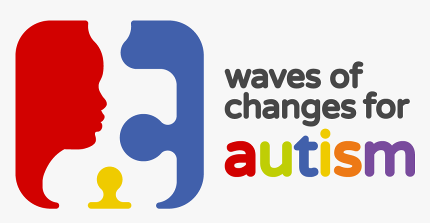Colourful Waves Of Changes For Autism Logo - Waves Of Change For Autism, HD Png Download