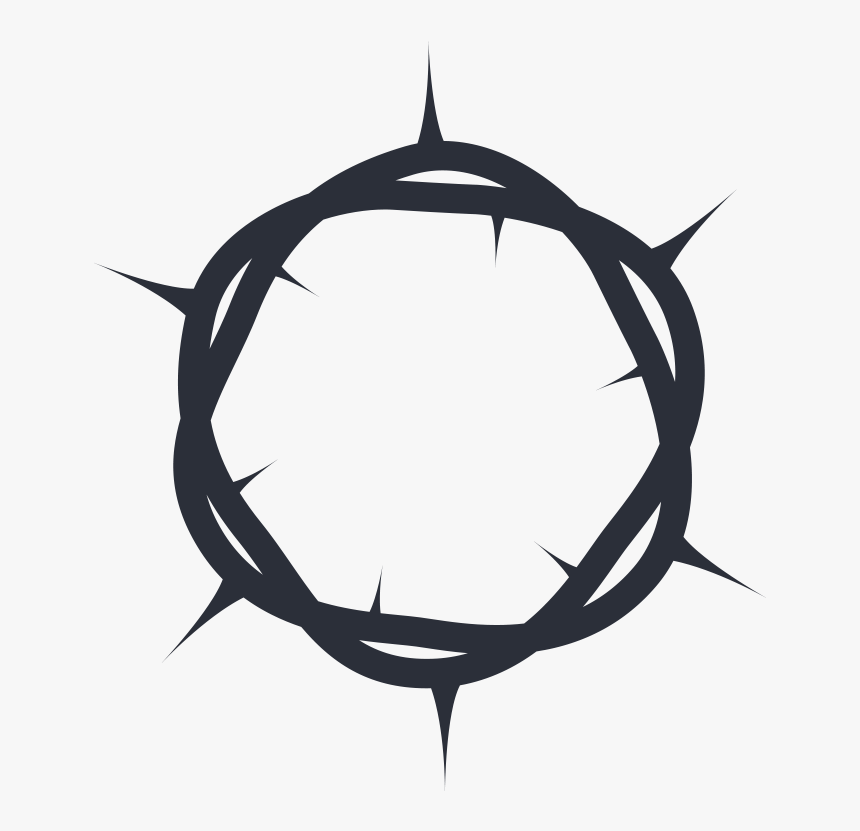 Christianity Crown Of Thorns Computer Icons Christian - Crown Of Thorns Logo Png, Transparent Png