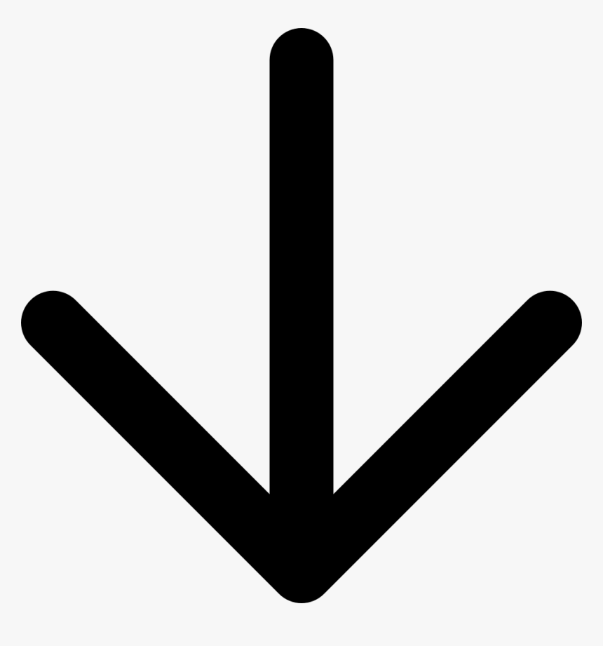 Thorn - Arrow Pointing Down Transparent, HD Png Download