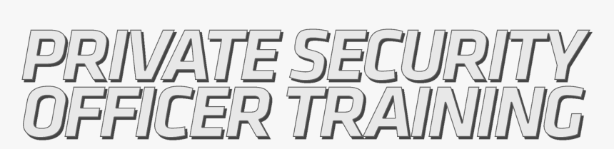Private Security Officer Training - Calligraphy, HD Png Download