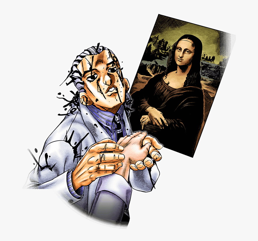 Mona Lisa Png - Kira Yoshikage Mona Lisa, Transparent Png