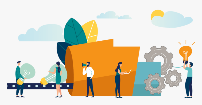 Our Top 7 Places To Source New Marketing Content Ideas - Evolucion De Empresa Dibujos, HD Png Download