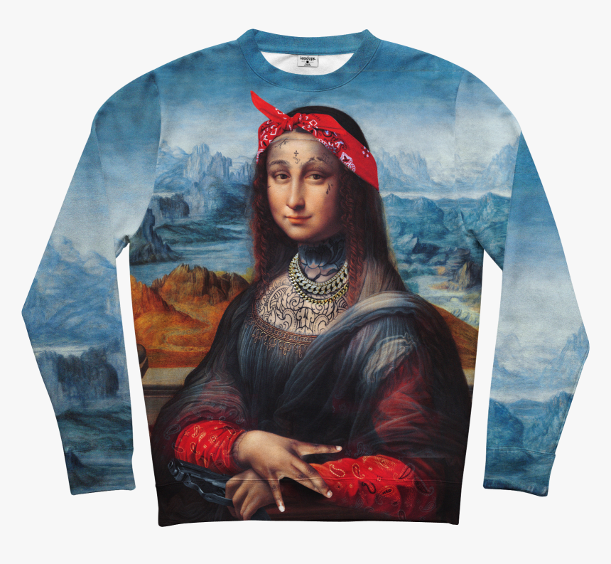 Trap Mona Lisa Sweater - Louvre, Mona Lisa, HD Png Download