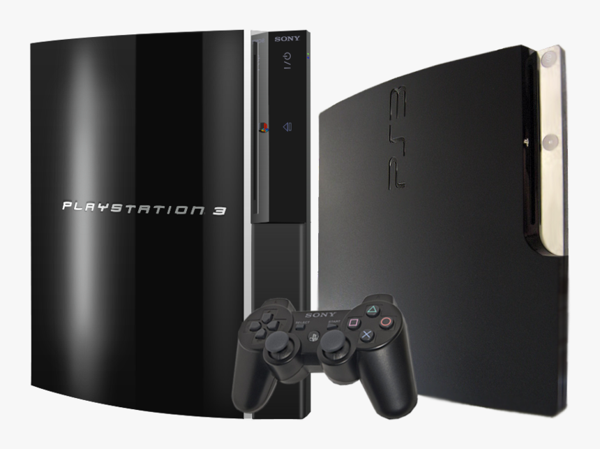 File - Ps3&ps3slim - Playstation 3 Png, Transparent Png