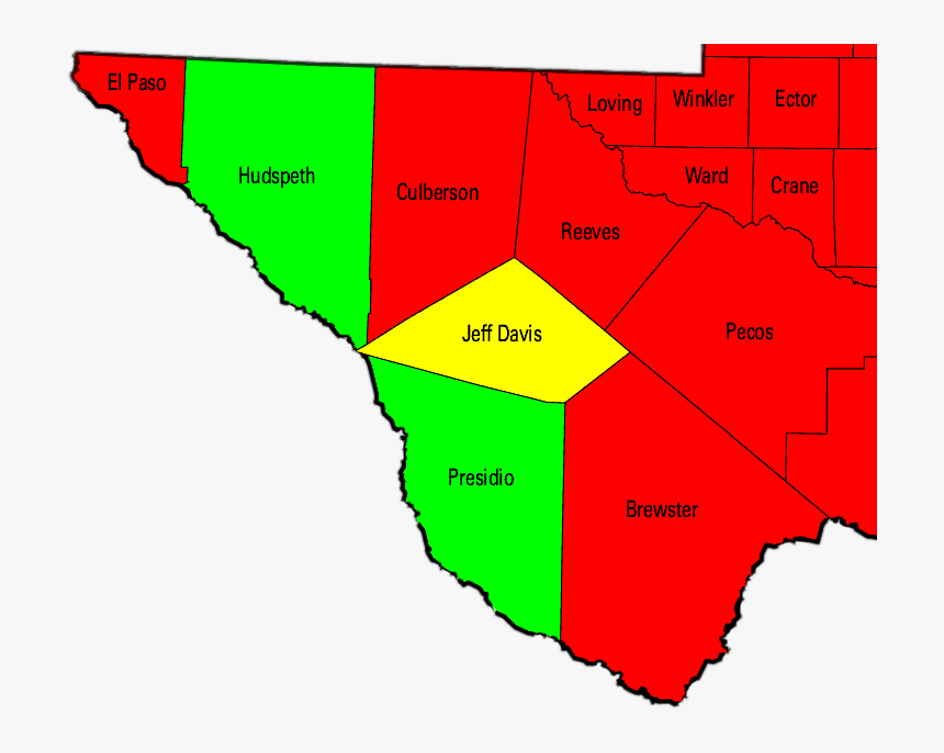 West Texas 2a Sanctuary Map - Map, HD Png Download