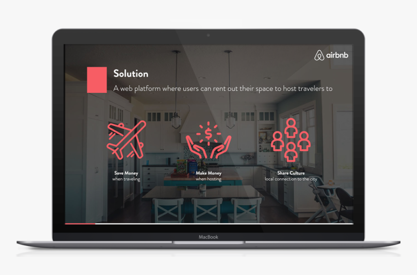 Airbnb Pitch Deck Template1 - Airbnb Pitch Deck, HD Png Download