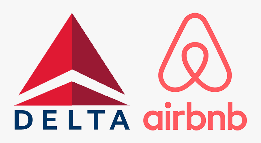 Airbnb Partnering With Delta, HD Png Download