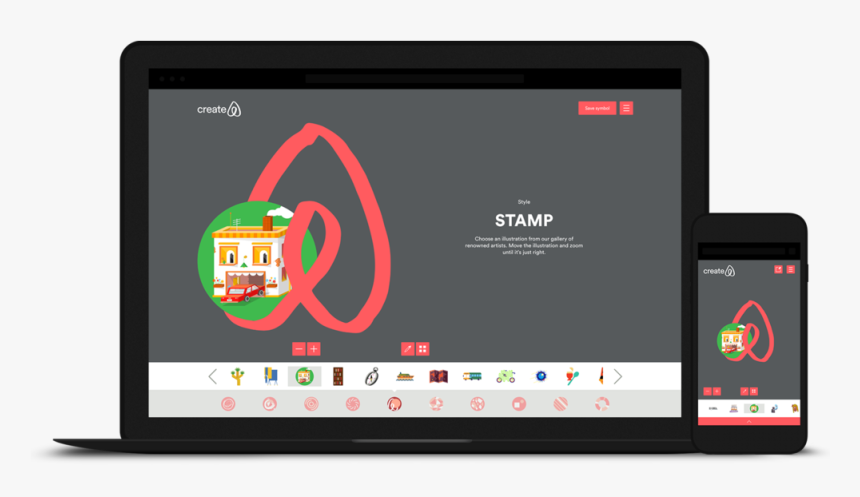 Abnb 0010 Stamp Copy - Tablet Computer, HD Png Download