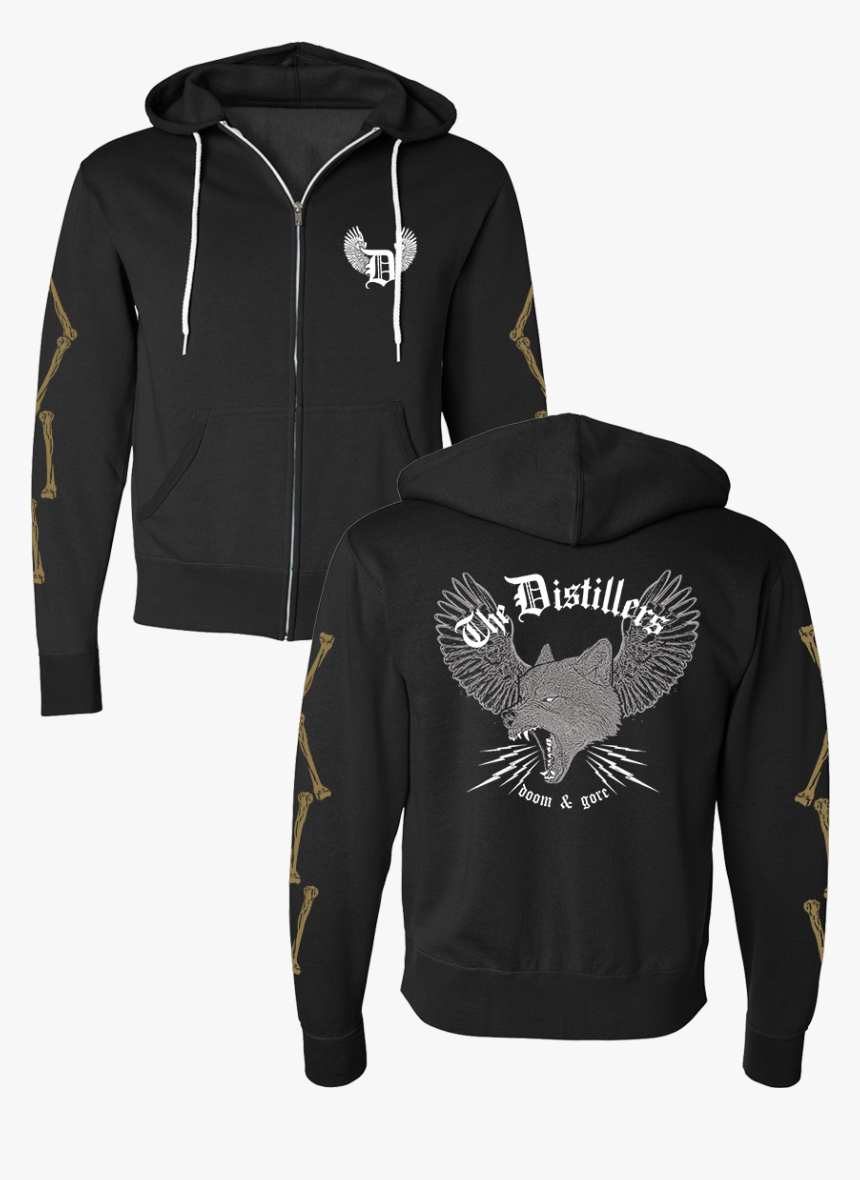 Doom Gore Zip Hoodie The Distillers Png Doom Hoodie - Hoodie, Transparent Png