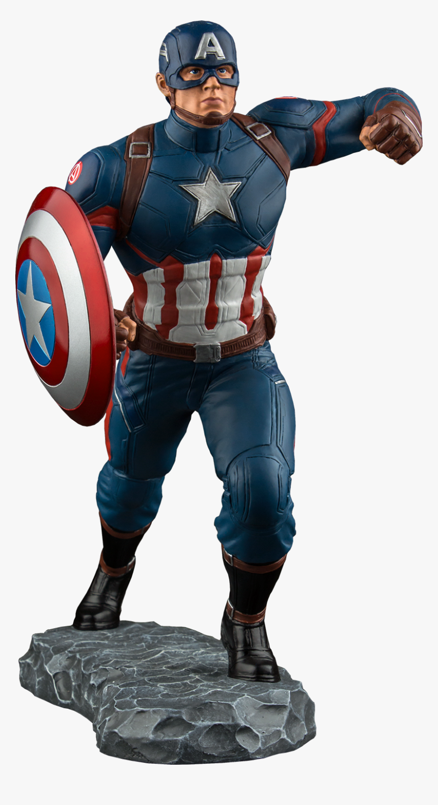 Clip Art Steve Rogers Scale Limited - Marvel Milestones Statue Civil War Movie Captain America, HD Png Download