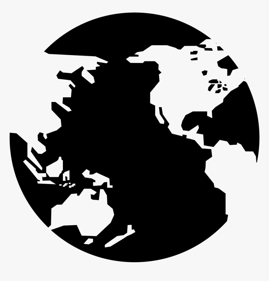 Earth Globe With Continents - Earth Continents Png, Transparent Png