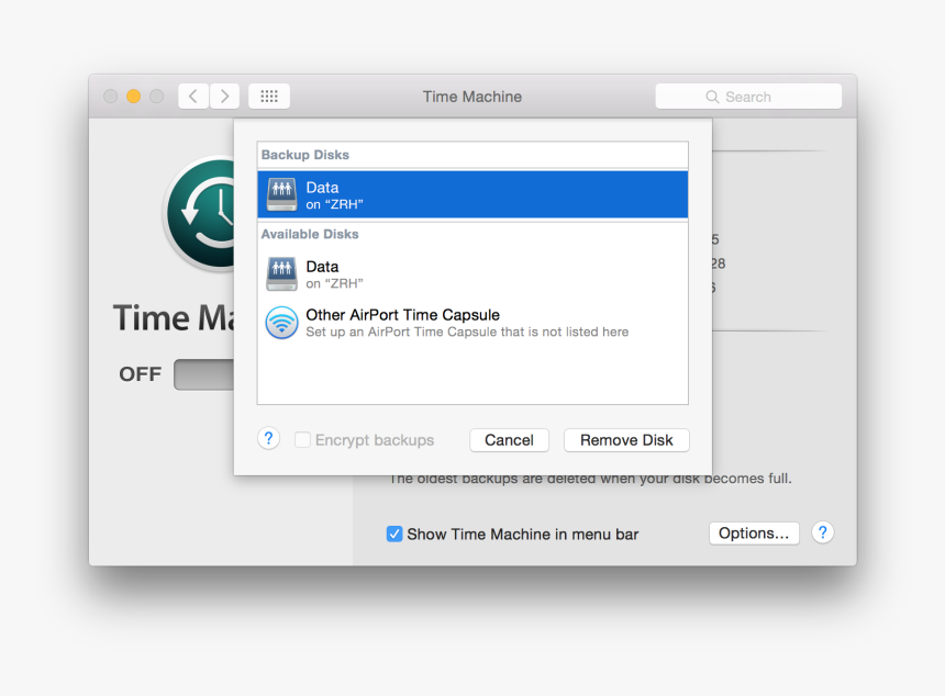 Enter Image Description Here - Time Machine Backup Space Not Enough, HD Png Download