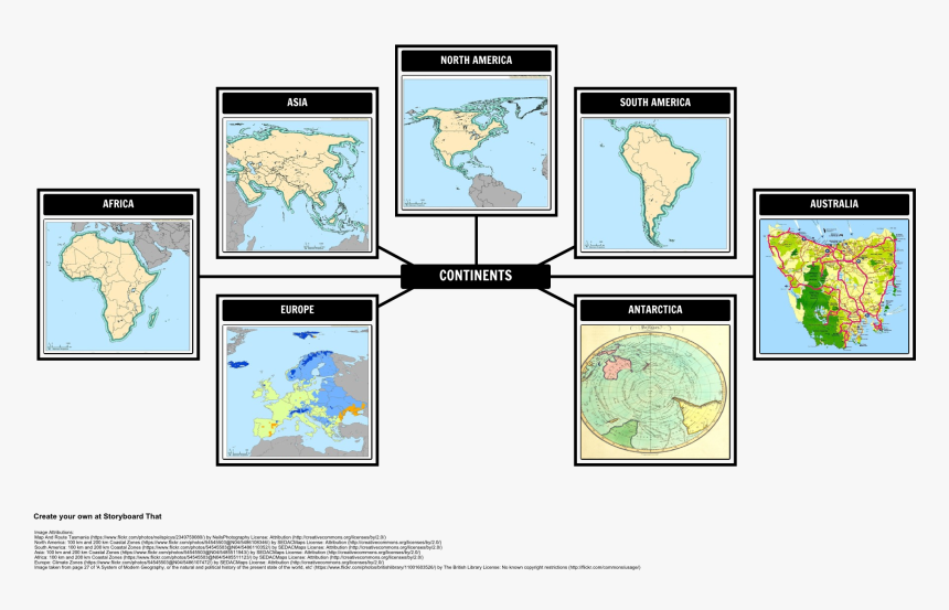 Continents Png, Transparent Png