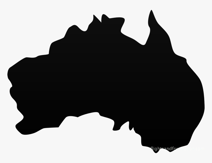 Australia Map Vector Png, Transparent Png