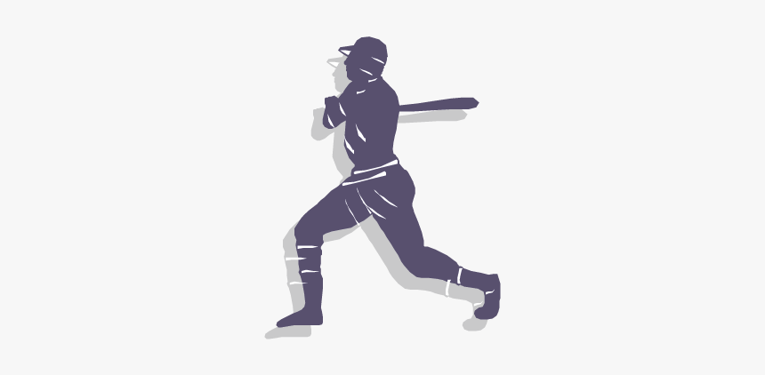 Baseball Trivia Baseball Coach Baseball Player Batting - Person Swinging Bat Transparent, HD Png Download