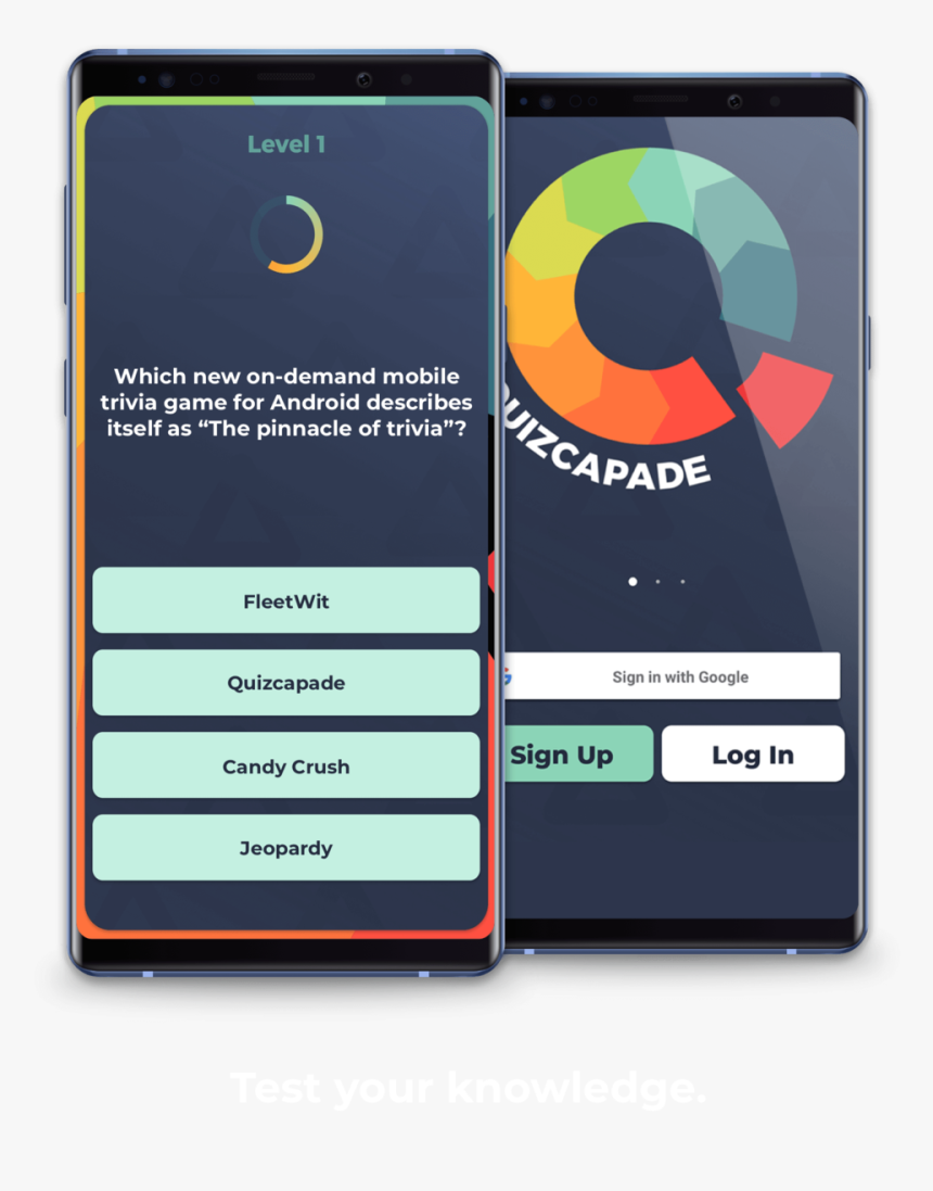 2 Questionscreen - Quizcapade, HD Png Download