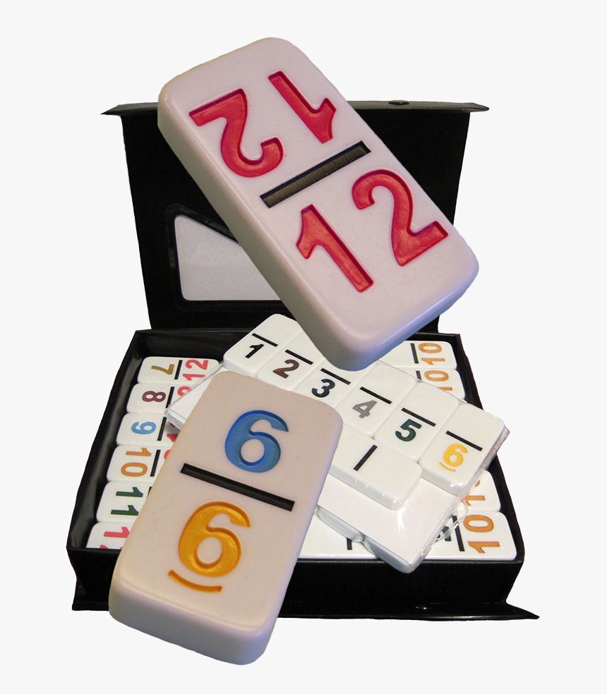 Double 12 Numbers Dominoes - Mexican Train Numbered Dominoes, HD Png Download