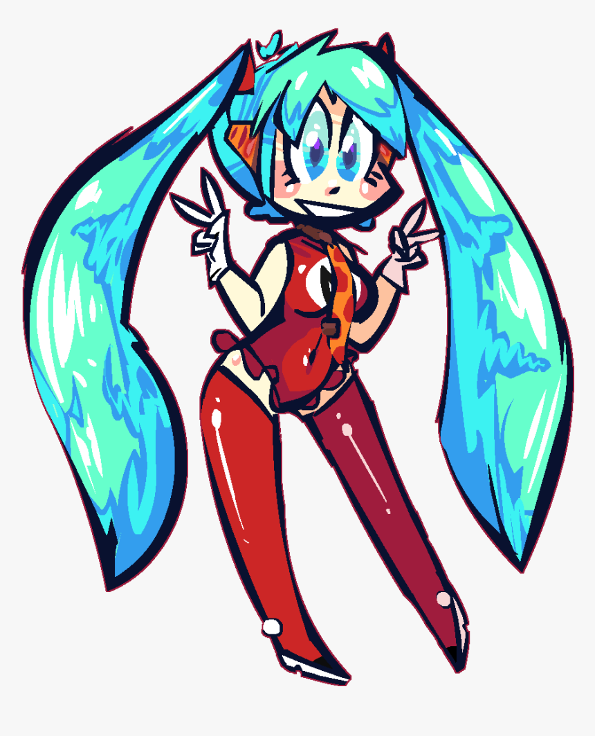 Dominos Pizza Box Art Download - Yo Noid Miku Hatsune, HD Png Download