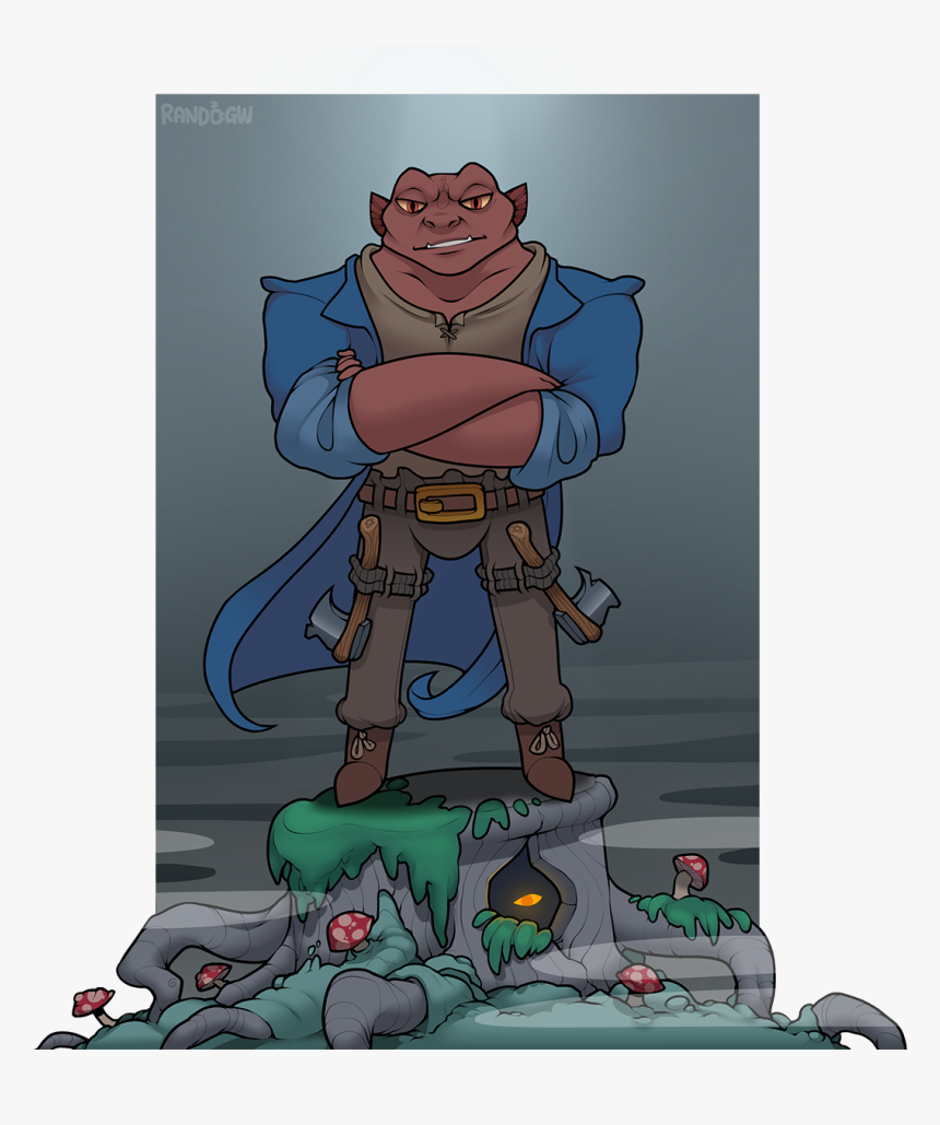 Dragomborn Barbarian , Png Download - Cartoon, Transparent Png