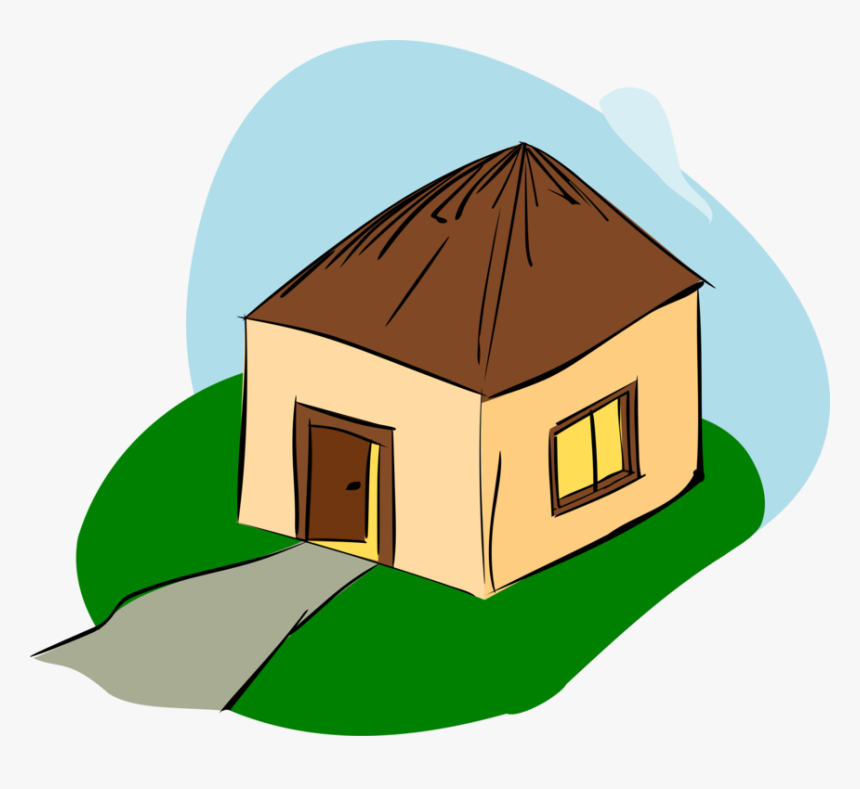 Shed,angle,house - Hut Cliparts, HD Png Download