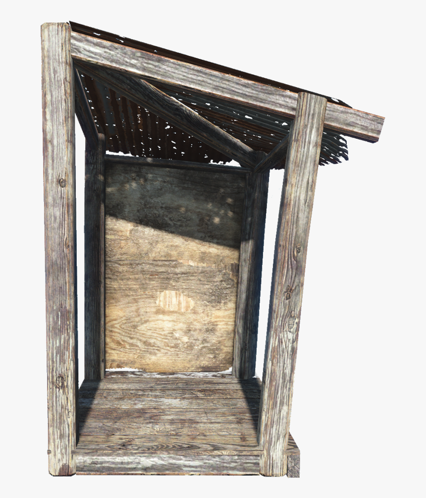 Fo4 Shack Wall Inner Corner 4 , Png Download - Plywood, Transparent Png