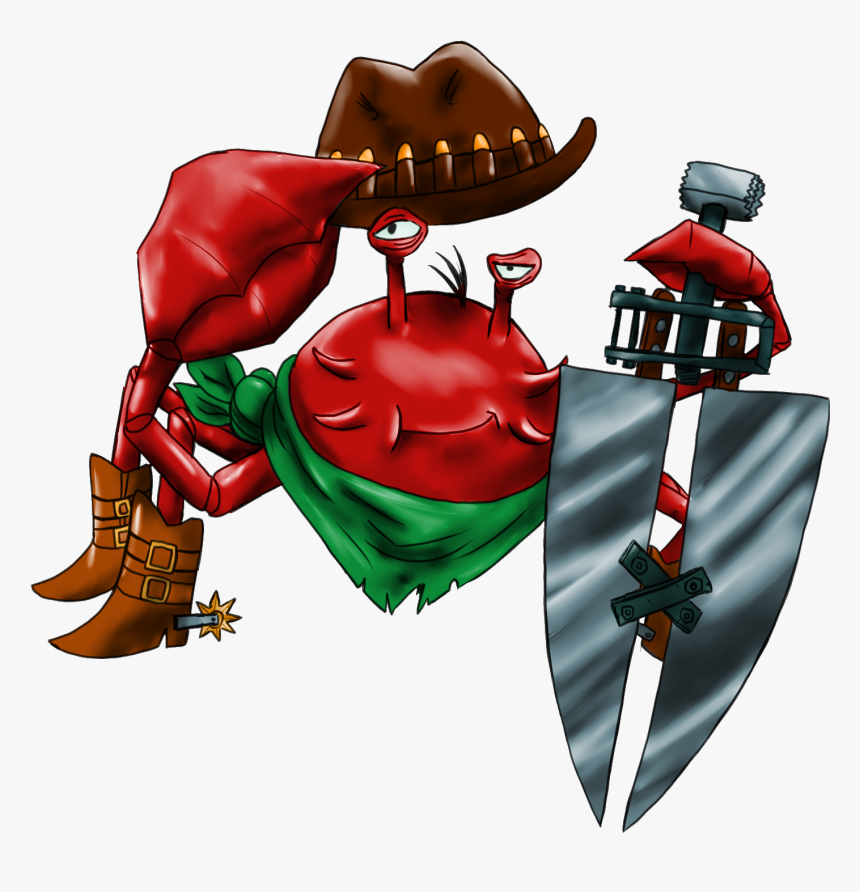 The Crab Swordsman - Illustration, HD Png Download