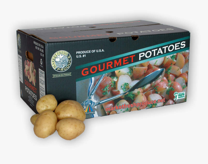 Gold Potatoes No Background - Russet Burbank Potato, HD Png Download