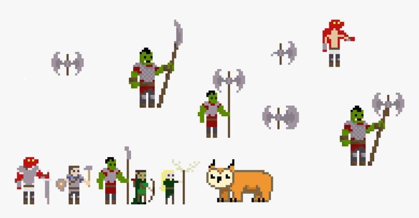 Barbarian Pixel Png, Transparent Png