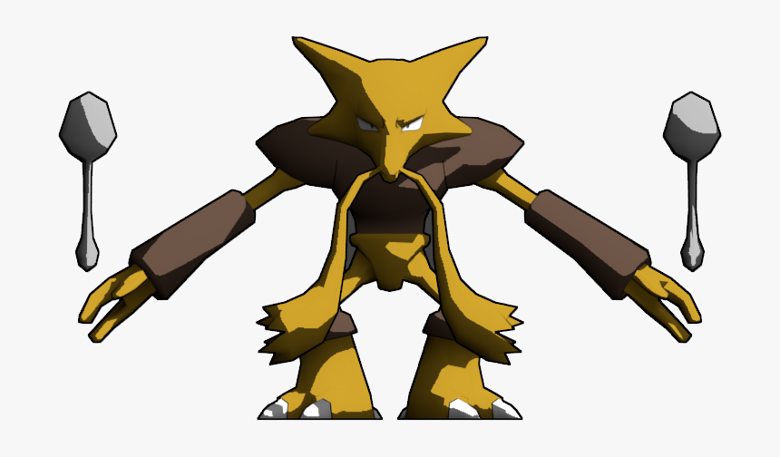 Alakazam - Cartoon, HD Png Download