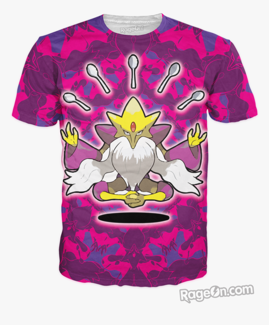 Mega Alakazam T-shirt - Colorful Homer Simpson Shirts, HD Png Download