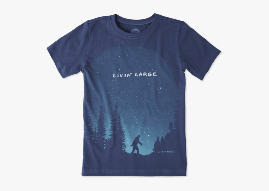 Boys Living Large Sasquatch Crusher Tee - Surfing, HD Png Download