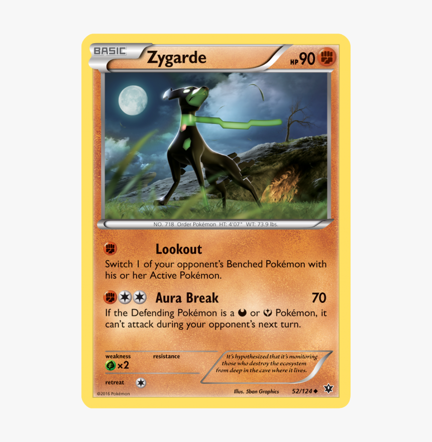 Pokemon Card Zygarde, HD Png Download