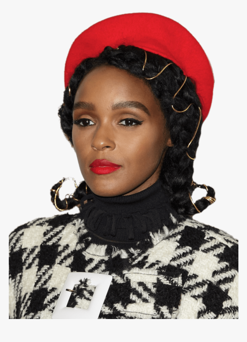 Janelle Monáe Wearing Red Beret - Janelle Monae Rock And Roll Hall Of Fame, HD Png Download