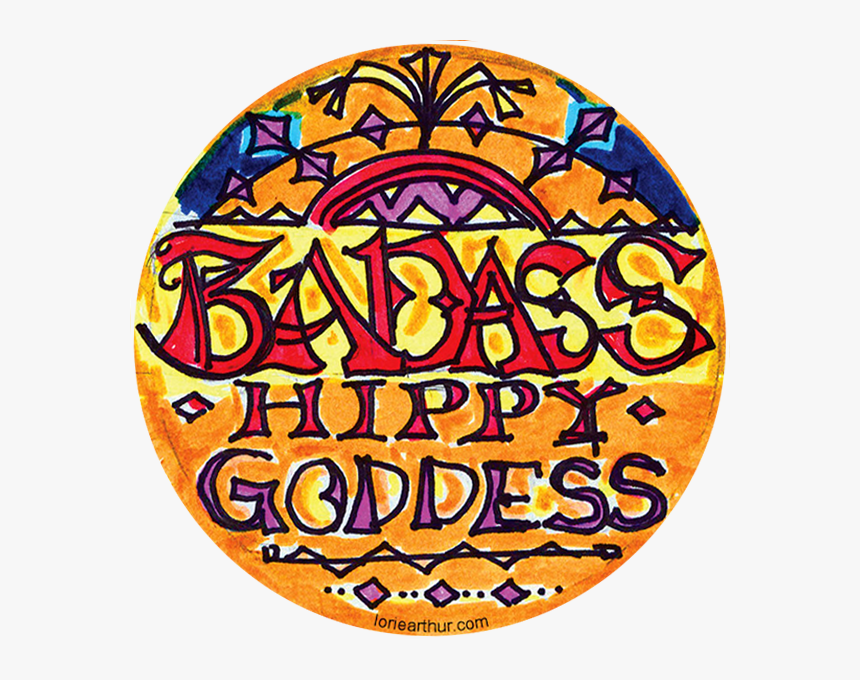 Image Of Badass Hippy Goddess - Circle, HD Png Download