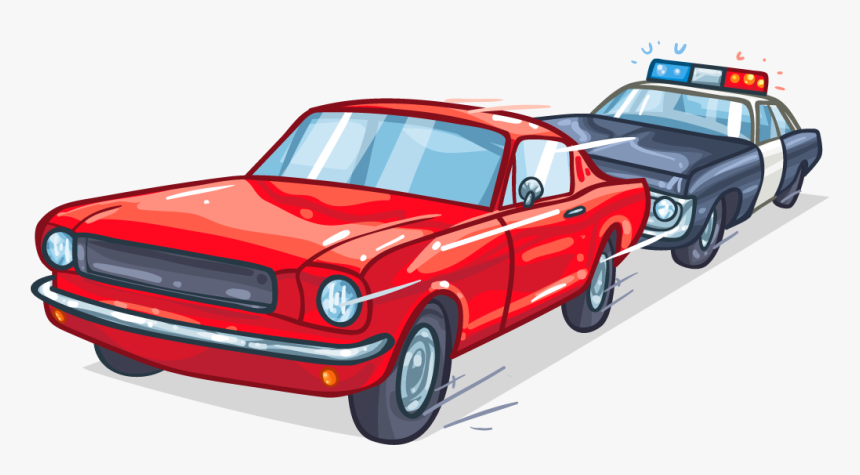 Car Chase Png, Transparent Png