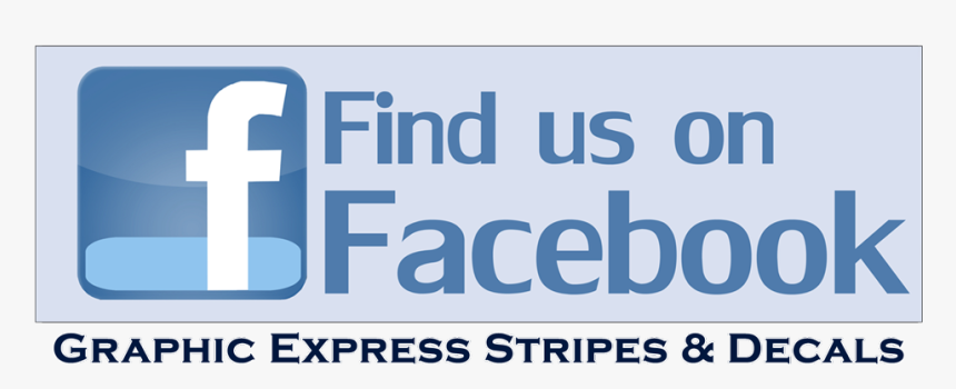 Find Us On Facebook - Electric Blue, HD Png Download