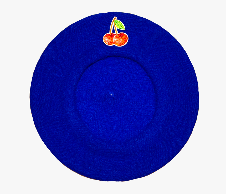Cherry Beret In Blue - Circle, HD Png Download