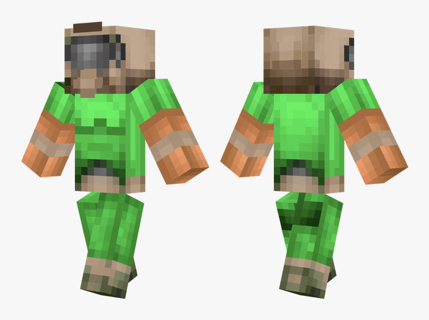 Green And Black Minecraft Skins , Png Download - Best Minecraft Skins, Transparent Png