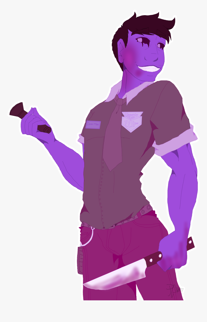 I Drew This For Shits And Giggles Yay Purple Guy Or - Fnaf Purple Guy Transparent, HD Png Download