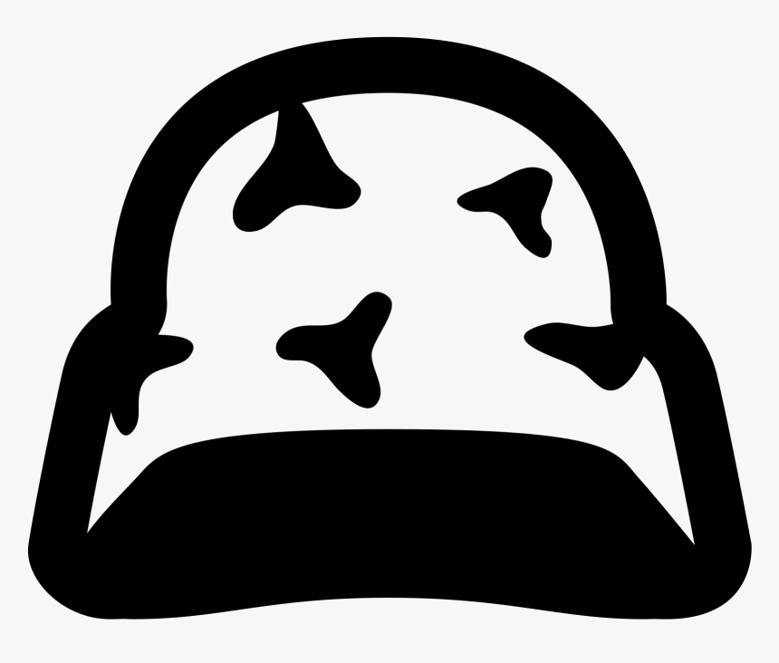 Bike Helmet Emoji Copy And Paste - Helmet Military Icon Png, Transparent Png