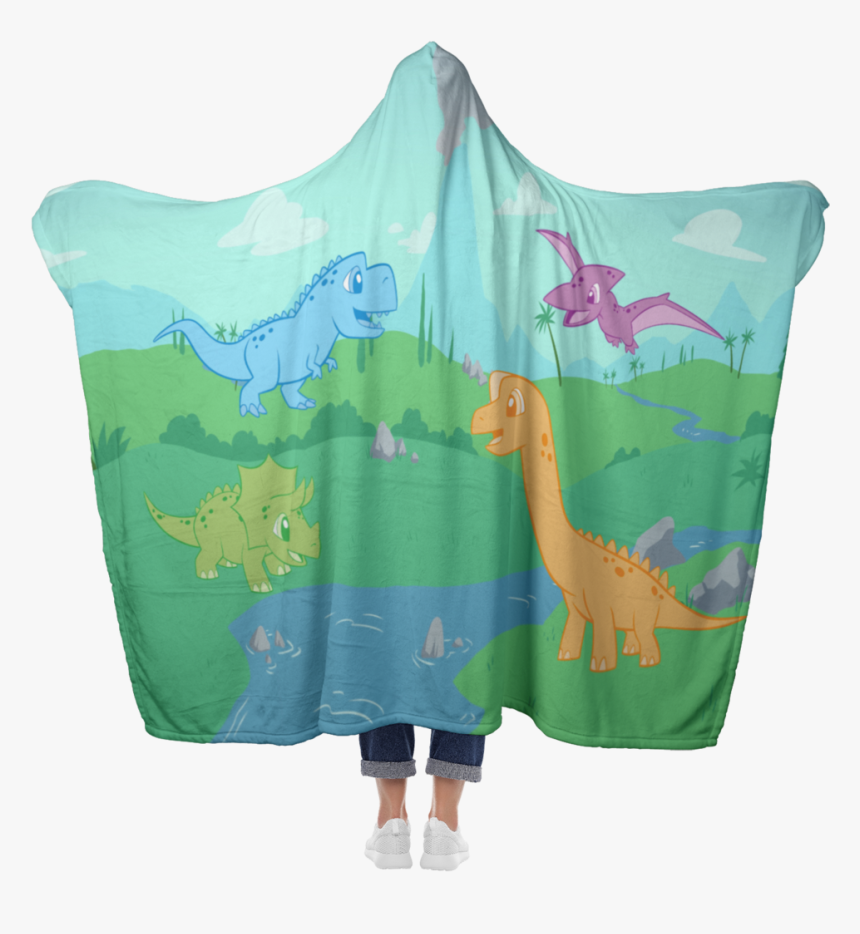 Little Rawr Hooded Blanket Hooded Blanket - Blanket, HD Png Download