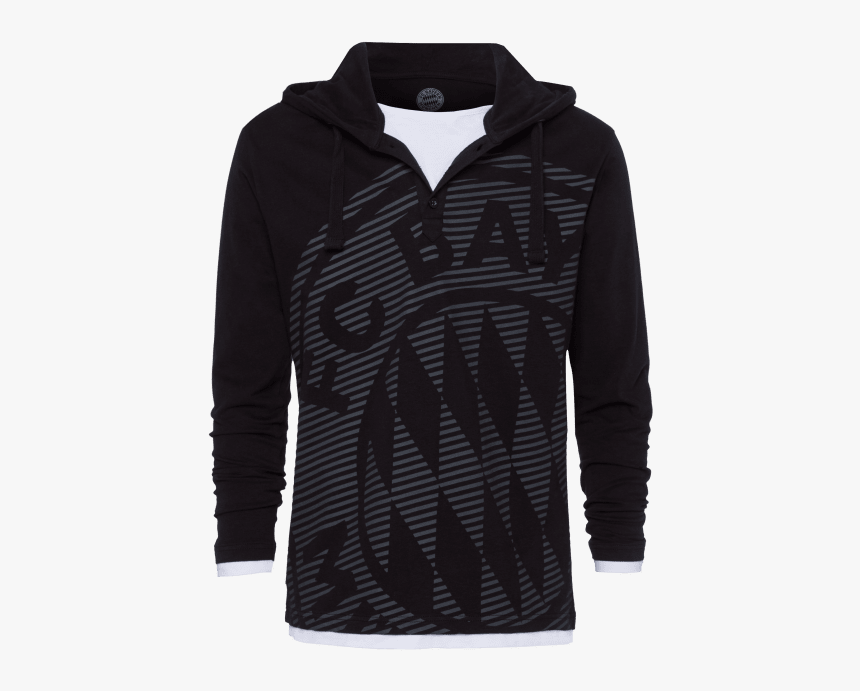 Hooded Longleeve Big Logo - Dbz Jordan Hoodie, HD Png Download