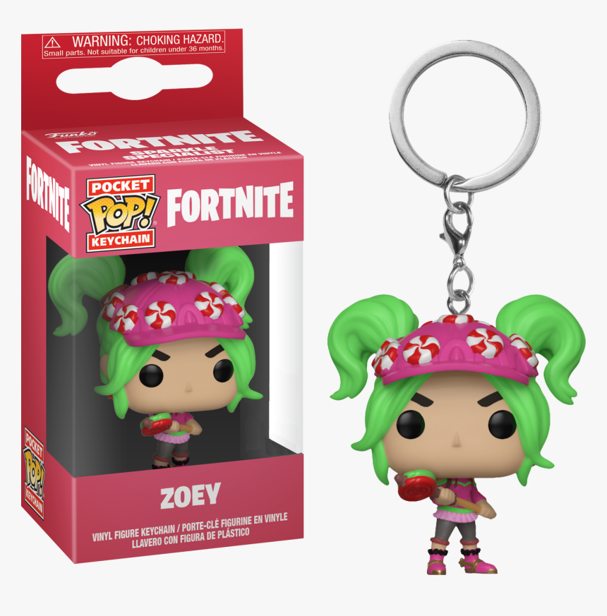 Fortnite Pocket Pop Keychain Zoey, HD Png Download