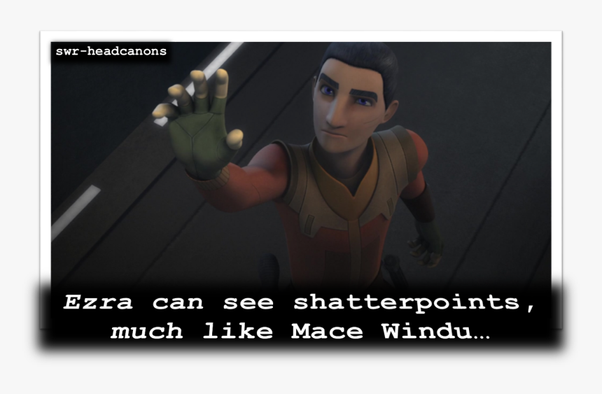 Ezra Can See Shatterpoints, Much Like Mace Windu - Corruption Eradication Commission, HD Png Download