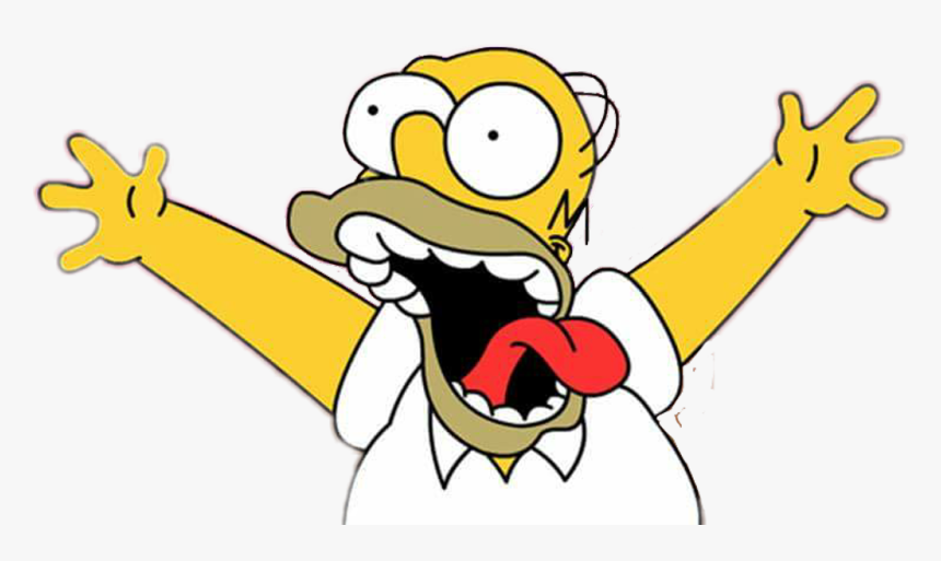 #simpsons #homer #panic - Panic Homer, HD Png Download