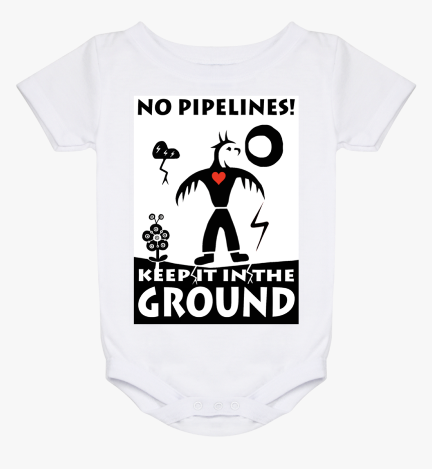 Keep It In The Ground Art By Isaac Murdoch Baby Onesie - Cartoon, HD Png Download